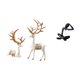 thumbnail image 5 of Escultura de ciervo, estatua abstracta de resina, adorno de mesa, figura de animal, decoración única para parejas, amantes, adecuada para bodas, decor, 5 of 8