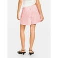 thumbnail image 3 of Gupgi Shorts à Rayures pour Femmes Bas de Pyjama Boxeurs Shorts d'Été Détente Amples Shorts de Sommeil, 3 of 8