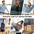 thumbnail image 6 of LOOIKOOS 10 Pairs Mens Ankle Socks Lightweight Athletic Sports Running Short Low Cut Socks for Men Socks, 6 of 7