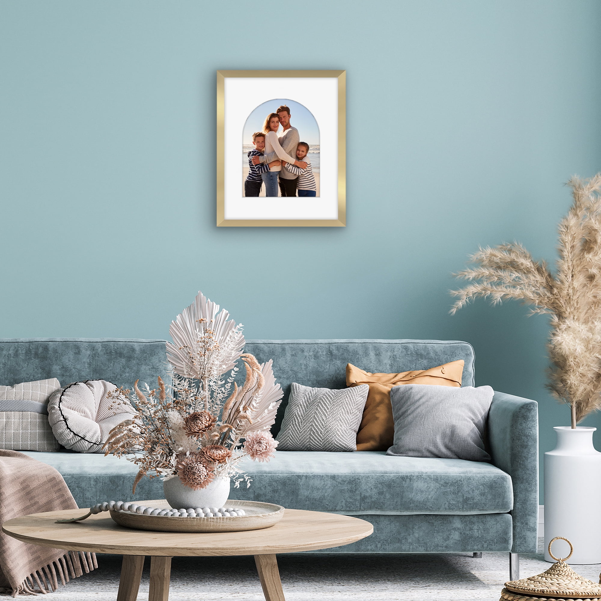Americanflat 16x20 Picture Frame shaped elevate cherished photos unique expertly crafted border durable - Gold