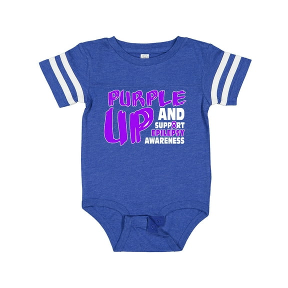 Inktastic Purple Up Epilepsy Boys or Girls Baby Bodysuit