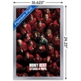 thumbnail image 3 of Netflix La Casa de Papel - One Sheet Wall Poster, 14.725" x 22.375", Framed, 3 of 3