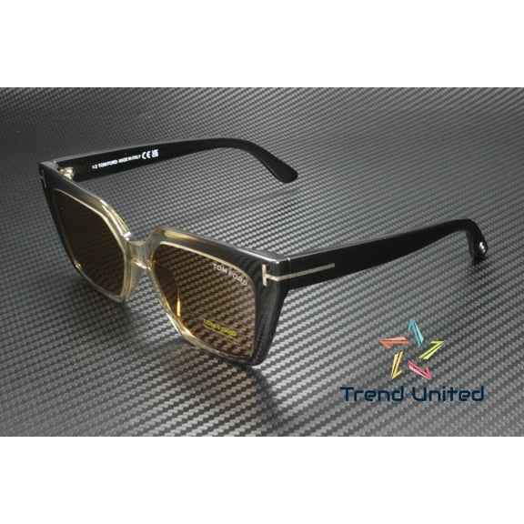 Tom Ford FT1030 47J Plastic Light Brown Other Roviex 53 mm Women's Sunglasses