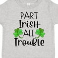 thumbnail image 4 of Inktastic Part Irish All Trouble St. Patrick's Day with Green Clovers Boys or Girls Toddler T-Shirt, 4 of 5