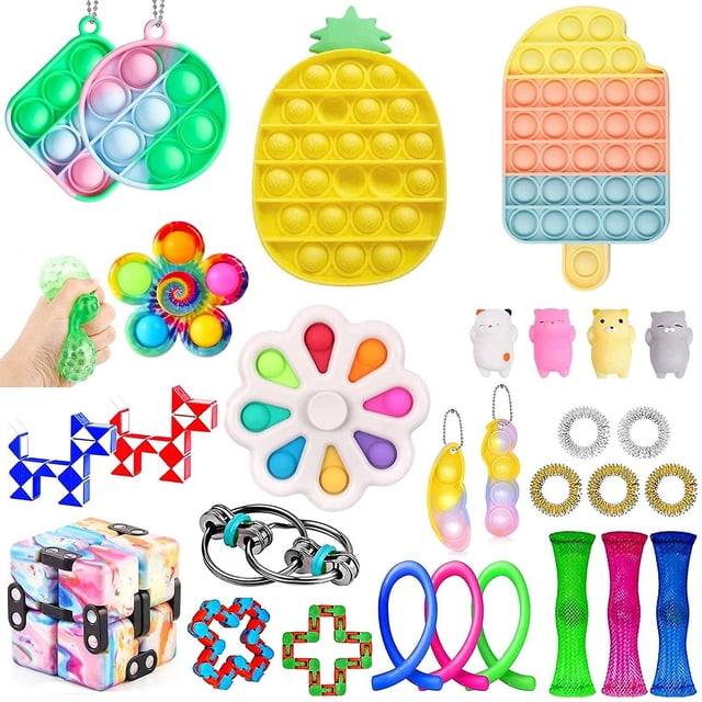 Juguete sensorial Push Bubble Fidget para aliviar el estrés del autismo