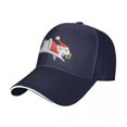 thumbnail image 3 of Gorra de béisbol con diseño de conejo de Papá Noel para hombre y mujer, gorro de béisbol con forma de bola, 2023, 3 of 4