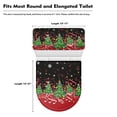 thumbnail image 5 of HELLHERO Stylish for Modern Bathrooms Stretch Bathroom Seat Covers Fits All Toilet Shapes Soft Stretchy Fabric, Christmas Music Note Pattern, 5 of 5