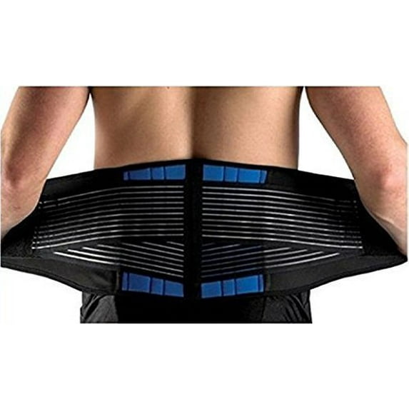 LINLIN Back Support Brace, Deluxe Neoprene Double Pull Support Lumbar Lower Back Brace and Waist Support Belt for Immediate Relief for Back Pain, Herniated Disc, Sciatica, Scoliosis and More