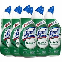 Lysol Bleach Toilet Bowl Cleaner - 24 fl oz (0.8 quart)Bottle - 9 / Carton - Disinfectant, Deodorize - Blue Lysol Bleach Toilet Bowl Cleaner - 24 fl oz (0.8 quart)Bottle - 9 / Carton - Disinfectant, Deodorize - Blue