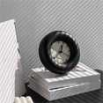 thumbnail image 4 of Reloj de pared pequeño redondo minimalista moderno con decoración de escritorio silencioso., 4 of 5