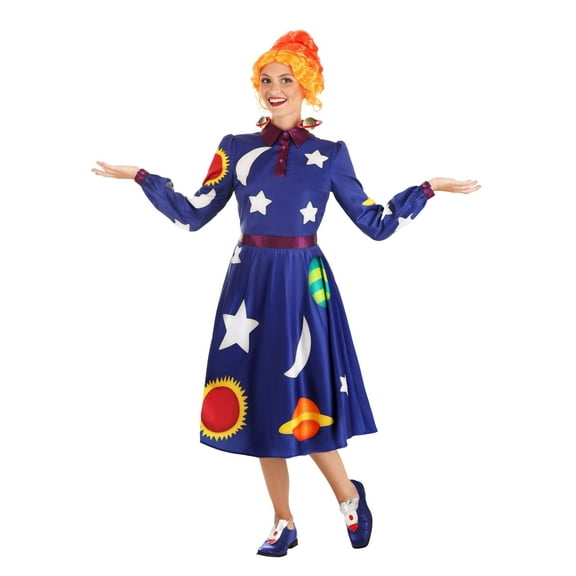 FUN Costumes Deluxe Ms. Frizzle Costume for Women with Orange Wig, XL