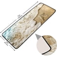 thumbnail image 2 of SKYSONIC 2'X6' Starfish Ocean Wave Runner Rug with Rubber Backing, Summer Beach Non Slip Entryway Rug Runner Washable Soft Area Rug Carpet for Hallway Bedroom Kitchen Decor, 2 of 6