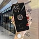 thumbnail image 3 of Luxury Ring Holder Case For Xiaomi Mi 11 Lite 5g Ne 11lite 4g 11t Pro Plating Square Silicone Stand Cover Xiomi Mi11 T Xiaomi11, 3 of 5