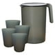 thumbnail image 4 of Jarra De Agua De Plstico De Gran Capacidad, 2 Litros De Vidrio, Tapa Hermtica Infusor De Frutas, Diseo Moderno Para La Cocina, Ideal Para El Hogar Oficina, Dispensador De Jugos, UKHBMC, 4 of 8