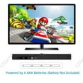thumbnail image 2 of Wii Wireless Sensor Bar, for Wii Sensor Bar Replacement Compatible with Nintendo Wii/Wii U Console with Stable Stand, 2 of 6