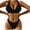 Black Womens Bikini Sets Clearance, variant on OSFVNOXV Triangle Bikini Sets for Women Two-Piece Bathing Suits Halter Neck Bra String Back High Waisted Bikini Thong Underwear for Women Swimwear