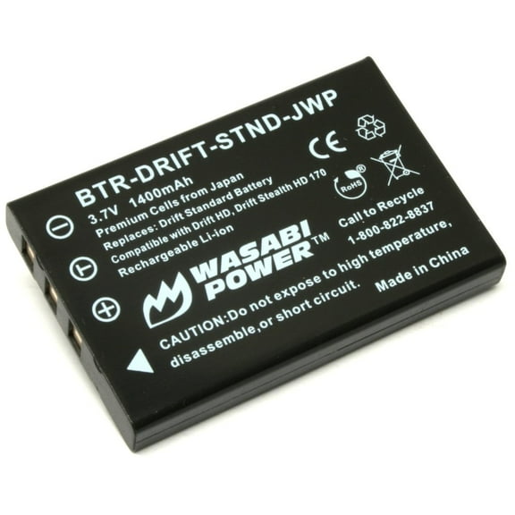 Wasabi Power Battery for Drift DSTBAT Standard Battery and Drift HD, HD170, HD170 Stealth, HD720