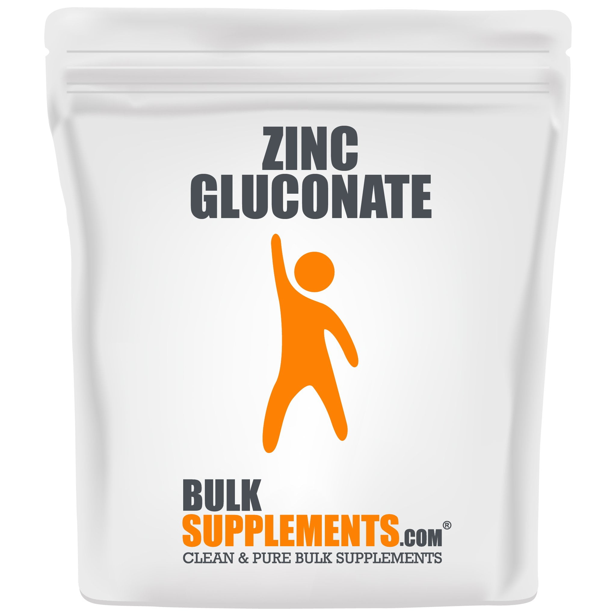 BulkSupplements.com Zinc Gluconate Powder - Zinc Supplement - Raw Zinc - Elemental Zinc - Zinc Mineral Supplements - Zinc Pure (100 Grams - 3.5 oz)