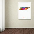 thumbnail image 3 of "Tennessee Map" Canvas Art by Michael Tompsett, 3 of 3