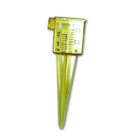 Taylor 2728 2 For 1 Sprinkler And Rain Gauge Stake, Yellow, (Best Of Taylor Rain)