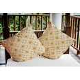thumbnail image 3 of Simply Daisy 20" x 20" Sun Tile Indoor/Outdoor Polyester Throw Pillow, Autumn Gold, 3 of 3