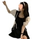 thumbnail image 2 of Vestido mini de corte A, vestido mini negro para mujer, vestido mini negro, vestido mini con mangas abullonadas, el mejor de su clase, 2 of 9