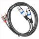 thumbnail image 4 of 10X Cable de Audio de Alta Fidelidad 2 Macho una Xlr 3 Pin Hembra Amplificador de Consola de Mezcla Dual Xlr una Dual Shileded Cable 1.5M, 4 of 5