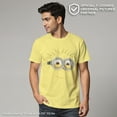 thumbnail image 2 of Men's Despicable Me Minions Phil Smile Eyes Big Face Graphic Tee Banana 2X Large, 2 of 8