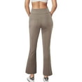 thumbnail image 3 of Innerwin Bas Taille Haute Femmes Harem Pantalons Course Jambe Large Stretch Pantalons Kaki 2XL, 3 of 4