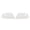 White, variant on M Buder Carbon Fiber Style Exterior Door Mirror Cap Set for Toyota Tundra 2008-2022, Sporty Rear View Wing Mirror Cover Housing Left Right Overlay Trim, 2 Pieces Pack