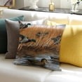 thumbnail image 3 of BCIIG Ducks Pond Reeds Short Plush Pillowcase for Home Furnishing 20x20in, 3 of 5