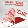 thumbnail image 6 of Sekey Portable Red Beach Chair, Lightweight Foldable Chair with Carry Bag for Camping, Picnics, Fishing, and Outdoor Events, 6 of 7