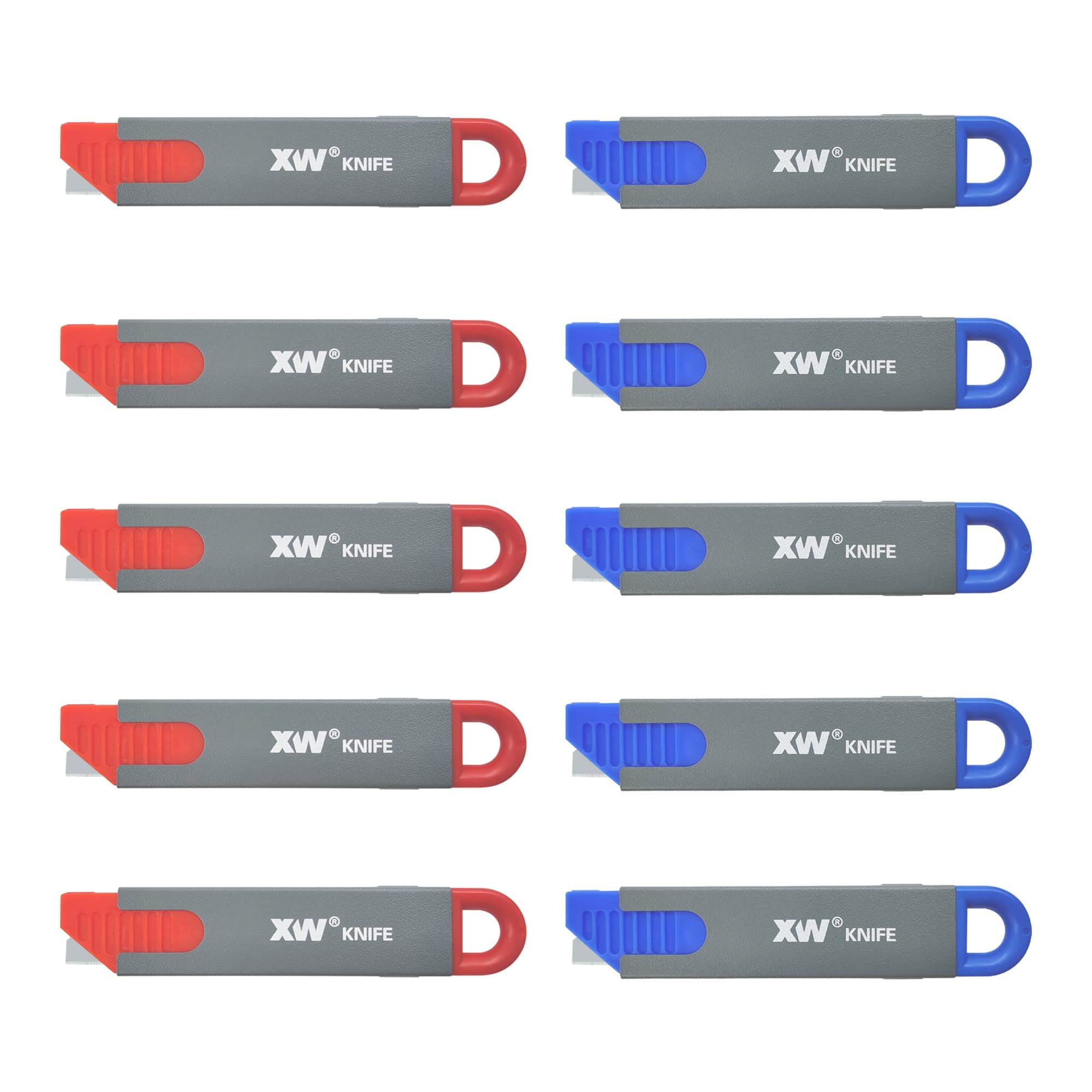Handy Safety Box Cutters, Autoretractable Razor Blade Carton Cutter