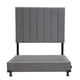 thumbnail image 5 of Box Base Cama Matrimonial + Cabecera Argos Gris Dicasa Argos Plomo, 5 of 7