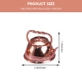 thumbnail image 2 of 1 Set of Educational Mini Cooking Pot Simulation Kitchen Cookware Decorative Miniature Pot, 2 of 5