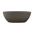 thumbnail image 3 of MIKIBAMA 67'' Grey Resin Stone Freestanding Soaking Bathtub, 3 of 10