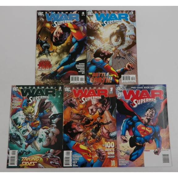 Superman: War of the Supermen #0 & 1-4 VF/NM complete series Supergirl - Zod ; DC