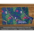 thumbnail image 3 of Printtoo Peacock Print Personaized Gift For Kids Placemat & Coaster Set For Girls,Boys Gift,Christmas Gift-11x17 Inch, 3 of 6