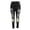 Black, variant on Augper Women's High Waisted Ripped Raw Hem Skinny Jeans Distressed Cut Out Pants