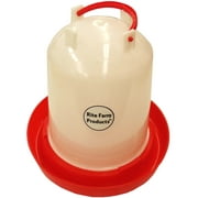 MEDIUM RITE FARM PRODUCTS HD 1.6 GALLON CHICKEN WATERER & HANDLE POULTRY CHICK