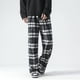thumbnail image 4 of Puntoco Pantalones de polar de lana con bolsillos y cordón ajustable para hombre, 4 of 5