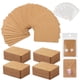thumbnail image 5 of Sonducket 100 Uds. Cartón Kraft en blanco Vintage Retro tarjetas pendientes muestra accesorios papel Simple herramienta creativa pinza de pelo Ropa, zapatos y accesorios Miscelánea, 5 of 6
