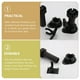 thumbnail image 2 of WORGEOUS 24 piezas Gabinete Levelador Clips de patada de pierna Clips Cortilleras Muebles de muebles Clips, 2 of 8