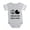 Heather Gray, variant on CafePress - FIN Peace Love CKCS - Cute Infant Baby Football Bodysuit