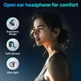 Crossky GTR2 Open Ear Headphones Bluetooth 5.4 Wireless Earbuds with