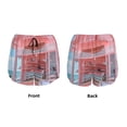 thumbnail image 3 of Salouo Pastel Pink Beach Cafe Print Women's 2 in 1 Running Shorts Double-Layer Shorts Athletic Workout Gym Yoga Shorts Running Shorts for Women-XX-Large, 3 of 7
