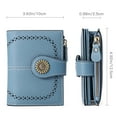 thumbnail image 5 of (2 pack) Sendefn Small Women Wallet Genuine Leather Bifold Purse RFID Blocking Card Holder, 5 of 8