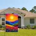 thumbnail image 2 of AMHNF Linen Garden Flag for Spring Summer Home Outdoor Garden Yard Door Decor 12x18 inch, 2 of 5