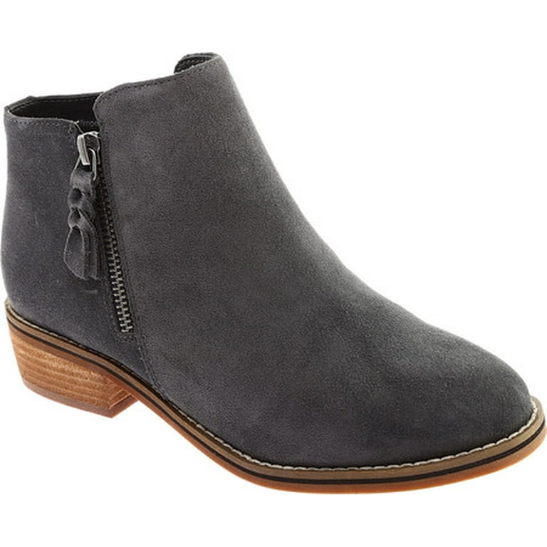 Blondo Liam Waterproof Suede Double Zip Bootie Women s Walmart