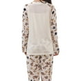 thumbnail image 2 of Women's Winter 2pcs Pajama Sets Long Sleeve Lovely Printed Sleepwear Loungewear PJS, 2 of 2